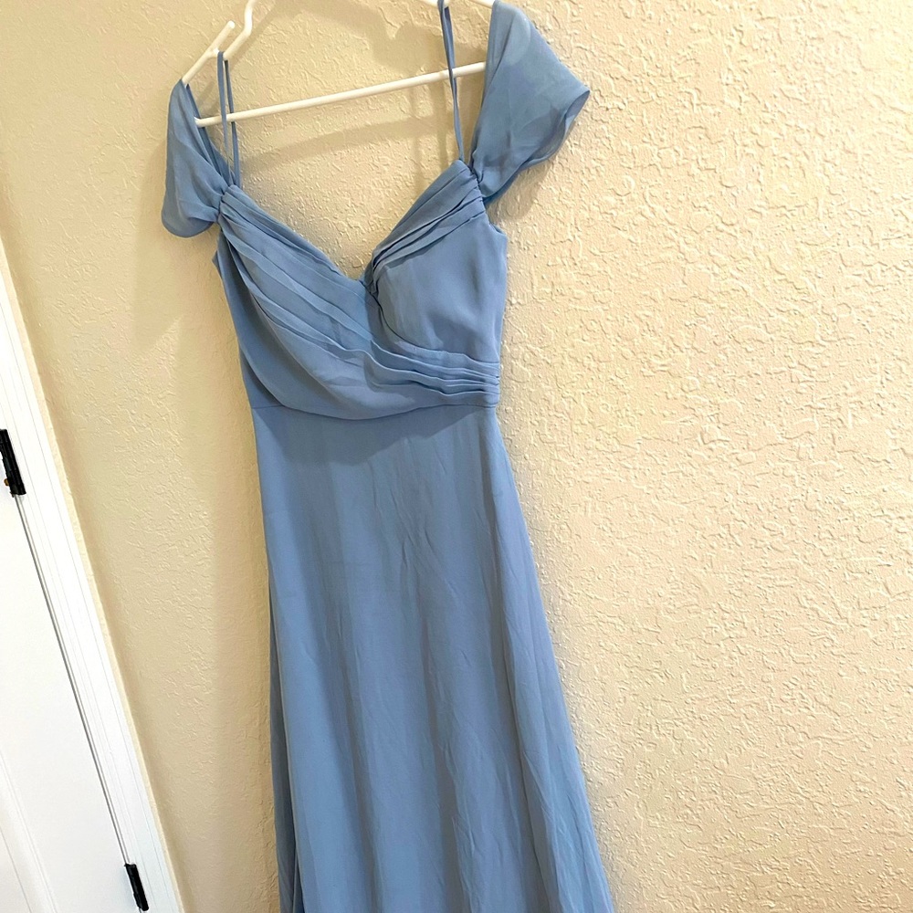 Blue Long dress size Small Wedding guest dress